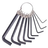 Sada kľ&uacute;čov Strend Pro HK0041, 9 dielna, 1,5-10 mm, Imbus, Hex, z&aacute;strčn&aacute;