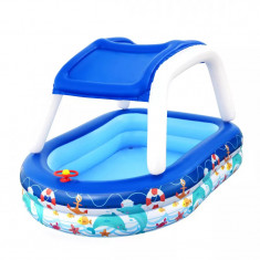 Piscina gonflabila 213 x 155 x 123 cm Bestway cu parasolar detasabil