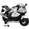 Motocicleta Electrica Copii BMW 283, 6V, VidaXL, Alba, Muzica, Claxon, 2 Viteze, Max 30kg