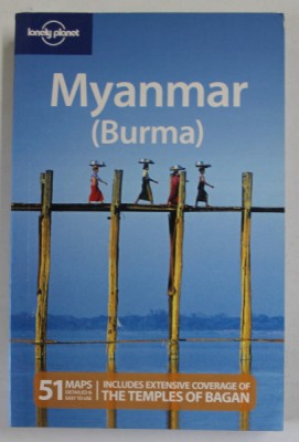 MYANMAR (BURMA ) , LONELY PLANET GUIDE , by ROBERT REID ..STUART BUTLER , 2009 foto