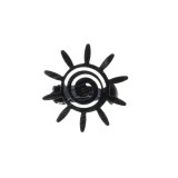Clemă Decorativă Perdele Și Draperii/ Set Clip Metal Helios / Negru, Compozitie Metal