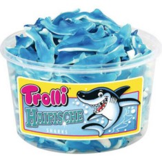 Set 150 Jeleuri de Fructe Trolli, Forma de Rechin, 1200 g foto