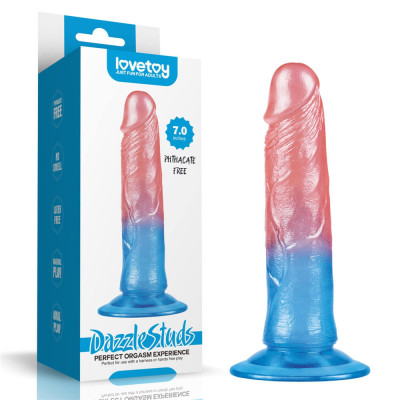 Dildo cu gel de silicon pentru penis cu ventuză foto