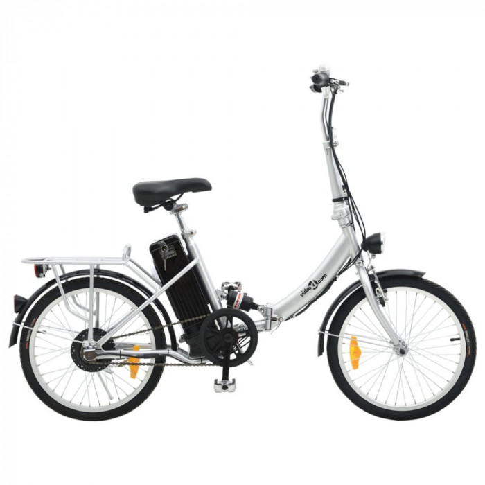 Bicicleta electrica pliabila cu baterie litiu-ion, aliaj aluminiu