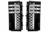 Grile Laterale Land Range Rover Vogue III L322 (2002-2012) Autobiography Side Vents Piano Black Silver Edition Performance AutoTuning
