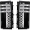 Grile Laterale Land Range Rover Vogue III L322 (2002-2012) Autobiography Side Vents Piano Black Silver Edition Performance AutoTuning