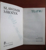Slawomir Mrozek - Teatru