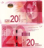 ISRAEL 20 new shekels 2021UNC!!!