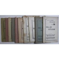 SERIA ' LECTURI GEOGRAFICE ' NUMERELE 1 - 10 de GH. C . TEODORESCU , 1939 - 1942