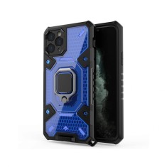 Husa pentru Apple iPhone 11 Pro Max Techsuit Honeycomb Armor Albastru foto