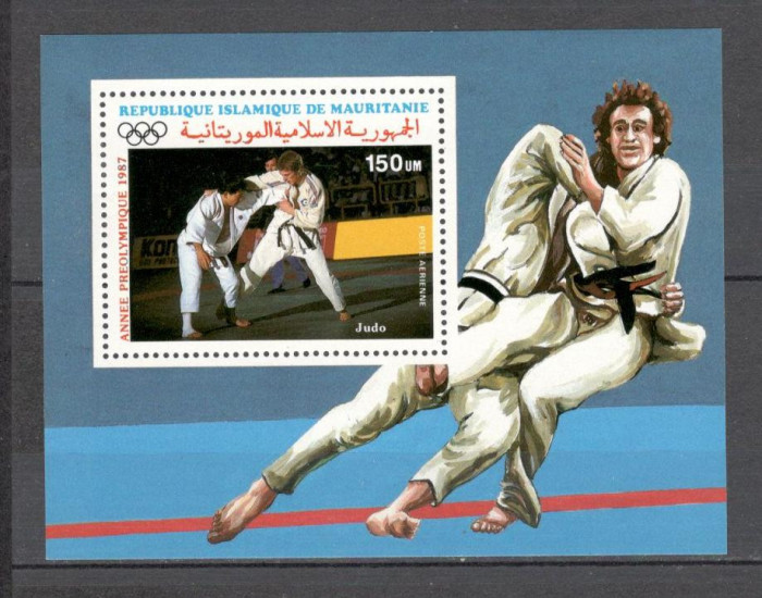 Mauritania.1987 Olimpiada de vara SEUL-Bl. SM.39