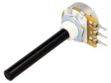 Potențiometru axial 100k&Omega; 0,4W linear 6mm