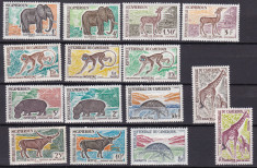 Camerun 1962 fauna MI 355-369 MNH foto