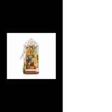 Puzzle 3D, Cotor de carte, Book Nook DIY, Gradina de vacanta, RoLife, 176 piese