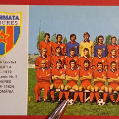 Foto fotbal - ASA TARGU MURES (sezonul 1978-1979)-vezi si verso