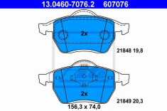 Set placute frana,frana disc SEAT ALHAMBRA (7V8, 7V9) (1996 - 2010) ATE 13.0460-7076.2 foto