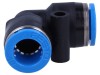 FESTO Conector push-in 90&deg; 10mm Serie QS PBT/NBR Aer Comprimat