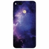 Husa silicon pentru Xiaomi Mi A1, Purple Space Nebula