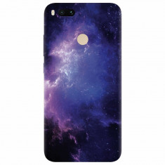 Husa silicon pentru Xiaomi Mi A1, Purple Space Nebula