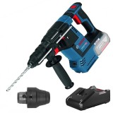 Bosch GBH 18V-26 F + GAL 18V-40 - Rotopercutor SDS-Plus fara acumulatori Li-Ion 18 V - Ah 2.6 J + Incarcator acumulatori