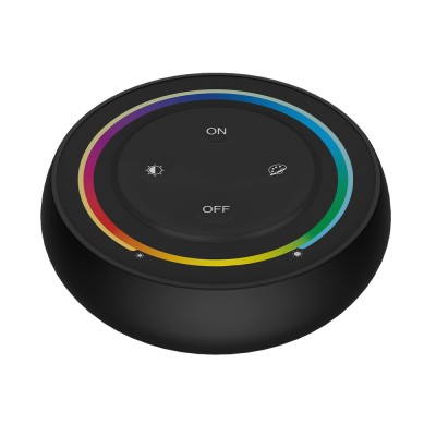 Mi-Light miboxer S2B Telecomanda curcubeu cu 4 zone luminozitate, culoare, control temperatura RGB+CCT culoare negru foto