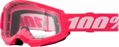 Ochelari cross/atv 100% Strata 2 Junior Pink, lentila transparenta, culoare rama... Cod Produs: MX_NEW 26013506PE