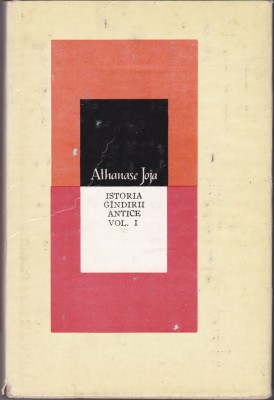 AS - ATHANASE JOJA - ISTORIA G&amp;Icirc;NDIRII ANTICE VOL.1 foto