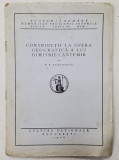 CONTRIBUTII LA OPERA GEOGRAFICA A LUI DIMITRIE CANTEMIR de P.P. PANAITESCU , 1928 , DEDICATIE *