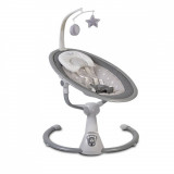 Leagan electric pentru bebelusi Swing Cloud Grey Stars