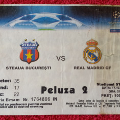 Bilet meci fotbal STEAUA BUCURESTI - REAL MADRID (Champions League 17.10.2006)