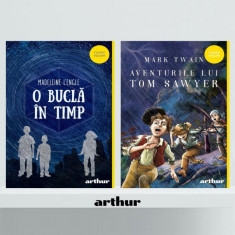 Pachet școlar clasa a III-a(O buclă în timp| paperback, Aventurile lui Tom Sawyer | paperback) - Mark Twain, Madeleine L’Engle