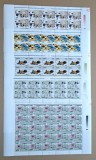 TIMBRE ROM&Acirc;NIA LP1624/2003 Centenar F.I.F.A.-2004 Set 5 coli 25 de timbre MNH, Nestampilat