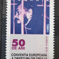 Timbre 2000 50 de ani Convenția Europeană a Drepturilor Omului, MNH