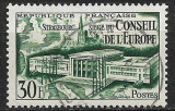 B1324 - Franta 1952 - Consiliul Europei stampilat