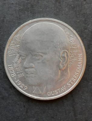 Moneda comemorativa - 5 DM litera D &amp;quot;Gustav Stresemann&amp;quot;, 1978 - G 3614 foto