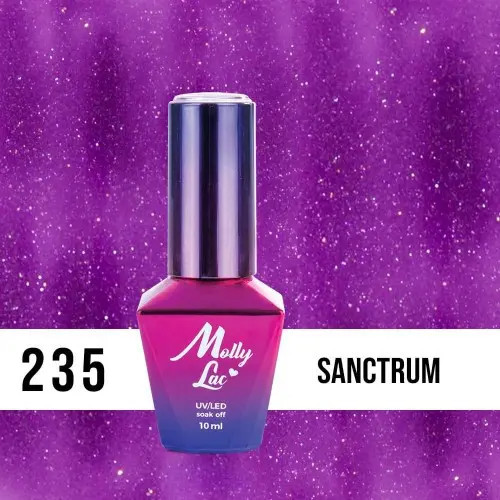 Lac gel MOLLY LAC UV/LED gel polish Glowing Time - Sanctrum 235, 10ml