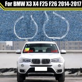 Set 2 Fibre Far Lumina de Zi DRL Dreapta Compatibil BMW X3 X4 F25 F26 2014-2017 PVC