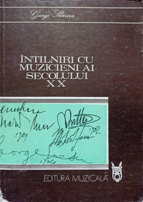 INTALNIRI CU MUZICIENI AI SECOLULUI XX-GEORGE SBARCEA-91864 foto