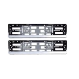 SET 2 SUPORTI NUMAR INMATRICULARE CROMAT