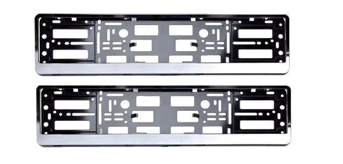 SET 2 SUPORTI NUMAR INMATRICULARE CROMAT
