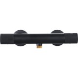 Baterie Baie Termostat Kuda Negru Mat