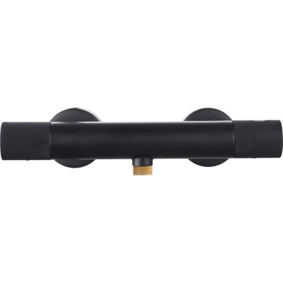 Baterie Baie Termostat Kuda Negru Mat foto