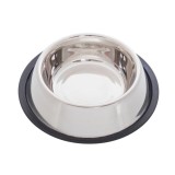 Castron inox caini 19 cm 900 ml anti-alunecare usor curatat bol hrana lichide
