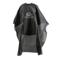 Pelerină de tuns părul Global Fashion, neagra