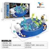 Jucarie de lupta, portabil, educational, joc de masa, 21*5*11.5 cm, Astronauti, Albastru