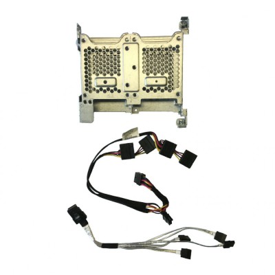 Kit Cabluri Mini-SAS la 4 SATA 823077-011 8 823078-001 826011-001 si Caddy pentru 4 SSD HP Proliant DL360 G9 6070B09721 cage foto