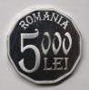 Moneda 5000 Lei 2003 Proof, Set Monetarie, Romania