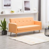 vidaXL Canapea, portocaliu, material textil 247035