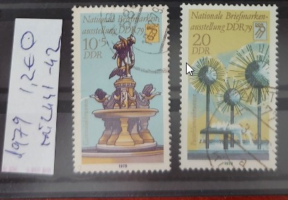 TS21 - Timbre serie DDR 1979 Mi 2441-42