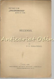 Cumpara ieftin Recensii - P. P. Panaitescu - 1926